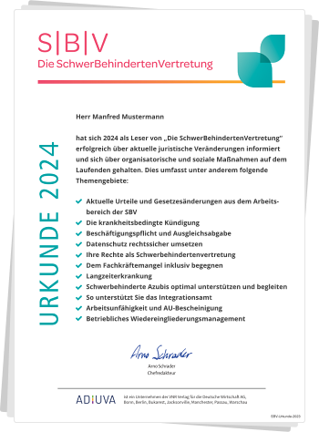 Die SchwerBehindertenVertretung